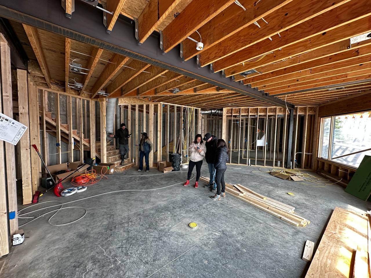 Construction walkthrough